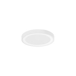 Sandy White Aluminium & Acrylic LED 30 Watt 230V 1590Lm 3000K IP20 D: 45 H: 5 cm 9081225
