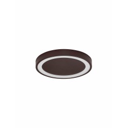 Coffee Brown Aluminium & Acrylic LED 30 Watt 230V 1590Lm 3000K IP20 D: 45 H: 5 cm 9081230
