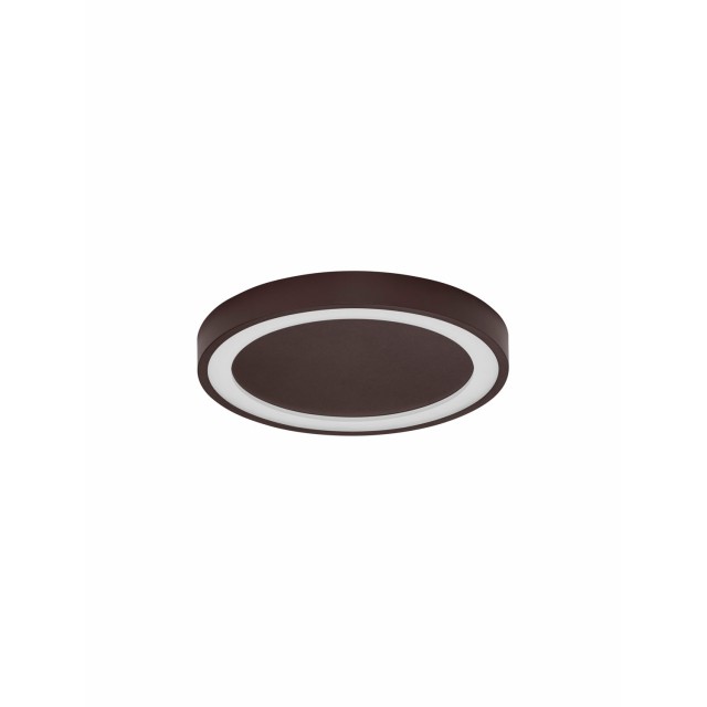 Coffee Brown Aluminium & Acrylic LED 30 Watt 230V 1590Lm 3000K IP20 D: 45 H: 5 cm 9081230