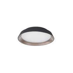 Sandy Black Outside Coffee Inside Aluminium & Acrylic LED 30 Watt 230V 1665Lm 3000K IP20 D: 45 H: 9.5 cm 9081270