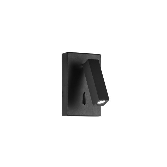 Sandy Black Aluminium LED Cree 3 Watt 230 Volt Switch On/Off 180Lm 3000 IP20 L: 14.5 W: 9 H: 6 cm 9081352