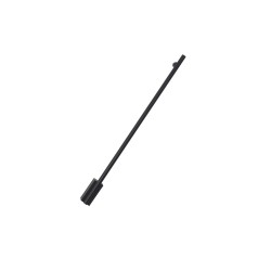 Sandy Black Aluminium LED 10 Watt 230 Volt 366Lm 3000 IP20 L: 60 W: 7 H: 3.5 cm 9081600