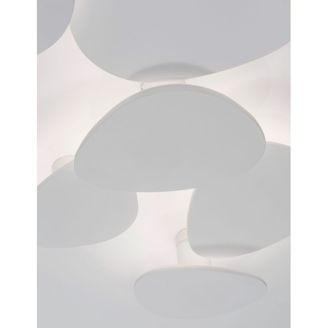White Gypsum & Alumimium LED 10 Watt 220-240 Volt 927Lm 3000 IP20 D: 16 W: 8 H: 18 cm 9084071