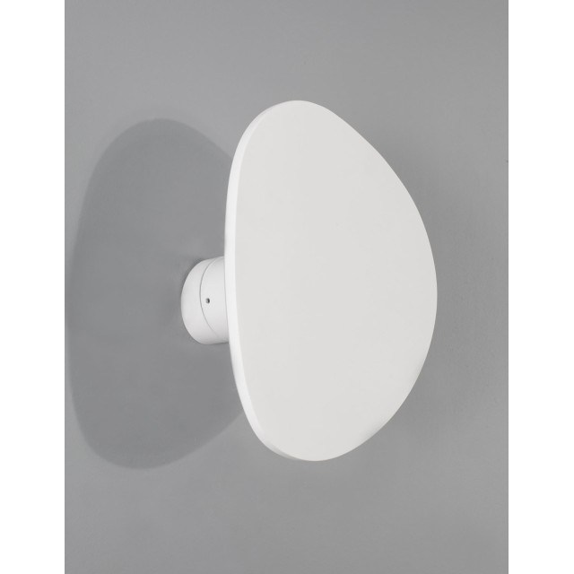 White Gypsum & Alumimium LED 12 Watt 220-240 Volt 1121Lm 3000 IP20 D: 20.5 W: 11 H: 22 cm 9084081