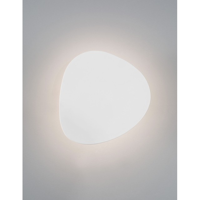 White Gypsum & Alumimium LED 12 Watt 220-240 Volt 1121Lm 3000 IP20 D: 20.5 W: 11 H: 22 cm 9084081