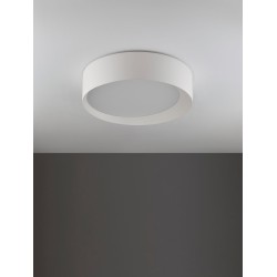 Sandy White Aluminium & Acrylic LED 30 Watt 230V 2238Lm 3000K IP20 D: 45 H: 12 cm 9085222