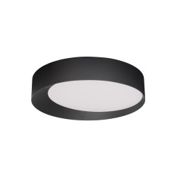 Triac Dimmable Sandy Black Aluminium& Acrylic LED 60 Watt 230 Volt3600Lm 3000K IP20 D: 60 H: 12 cm