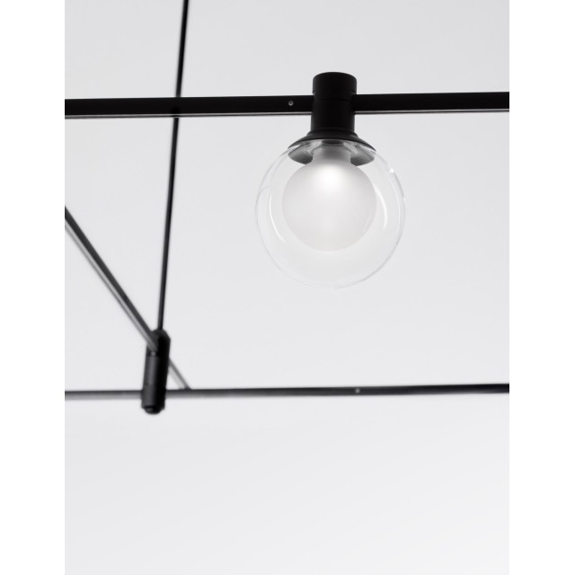 Sandy Black Alum+Glass 5W DC24V Philips D: 10 H: 14 380Lm 3000K IP20