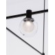Sandy Black Alum+Glass 5W DC24V Philips D: 10 H: 14 380Lm 3000K IP20