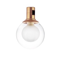Satin Gold Alum+Glass 5W DC24V Philips D: 10 H: 14 380Lm 3000K IP20