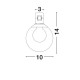 Satin Gold Alum+Glass 5W DC24V Philips D: 10 H: 14 380Lm 3000K IP20