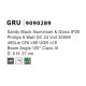 Sandy Black Alum+Glass 8W  DC24V Philips D: 5 H: 27 400Lm 3000K IP20