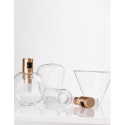 Satin Gold Alum+Glass 5W DC24V Philips D: 12 H: 14 220Lm 3000K IP20