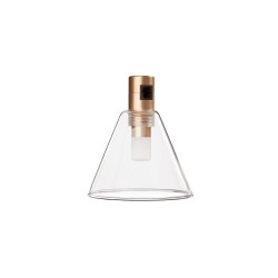 Satin Gold Alum+Glass 5W DC24V Philips D: 12 H: 14 220Lm 3000K IP20
