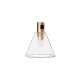 Satin Gold Alum+Glass 5W DC24V Philips D: 12 H: 14 220Lm 3000K IP20