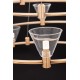Satin Gold Alum+Glass 5W DC24V Philips D: 12 H: 14 220Lm 3000K IP20