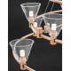 Satin Gold Alum+Glass 5W DC24V Philips D: 12 H: 14 220Lm 3000K IP20
