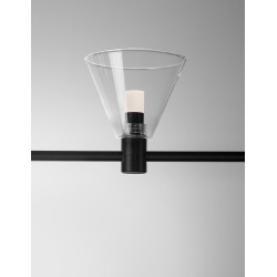 Sandy Black Alum+Glass 5W DC24V Philips D: 12 H: 14 220Lm 3000K IP20