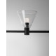 Sandy Black Alum+Glass 5W DC24V Philips D: 12 H: 14 220Lm 3000K IP20