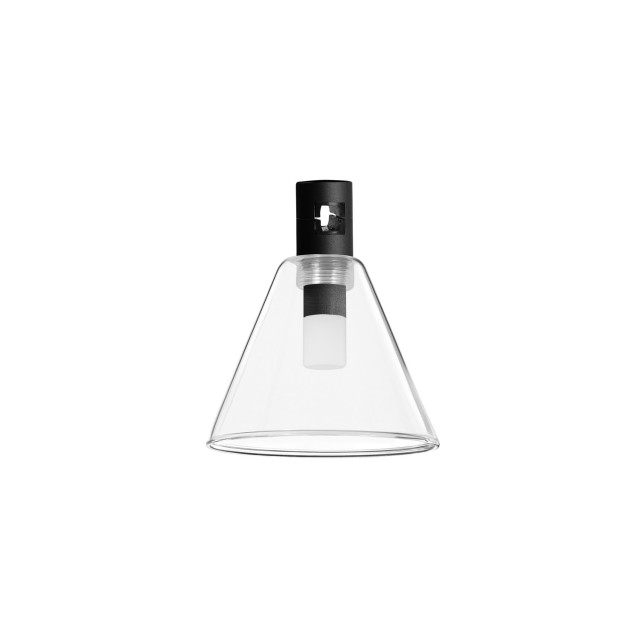 Sandy Black Alum+Glass 5W DC24V Philips D: 12 H: 14 220Lm 3000K IP20