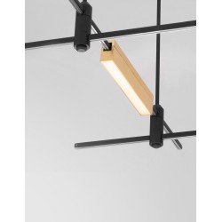 Sandy Black Aluminium 10W DC24V Osram L:25 W:2.6 H:4.4 430Lm 3000K IP20