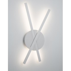 Sandy White Aluminium & Acrylic LED 18 Watt 220 Volt 890Lm 3000 IP20 L: 53 W: 24.5 H: 5 cm 9100201