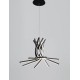 Sandy Black Aluminium & Acrylic LED 50 Watt 230 Volt 1450Lm 3000 IP20 L: 50 H: 150 cm 9100282