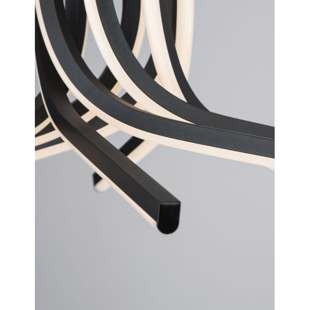 Sandy Black Aluminium & Acrylic LED 50 Watt 230 Volt 1450Lm 3000 IP20 L: 50 H: 150 cm 9100282
