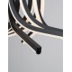 Sandy Black Aluminium & Acrylic LED 50 Watt 230 Volt 1450Lm 3000 IP20 L: 50 H: 150 cm 9100282