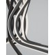 Sandy Black Aluminium & Acrylic LED 50 Watt 230 Volt 1450Lm 3000 IP20 L: 50 H: 150 cm 9100282