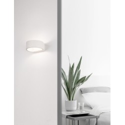 Sandy White Aluminum & Acrylic LED 6 Watt 220-240 Volt 444Lm 3000 IP20 L: 13.5 W: 13.5 H: 5 cm 9102461
