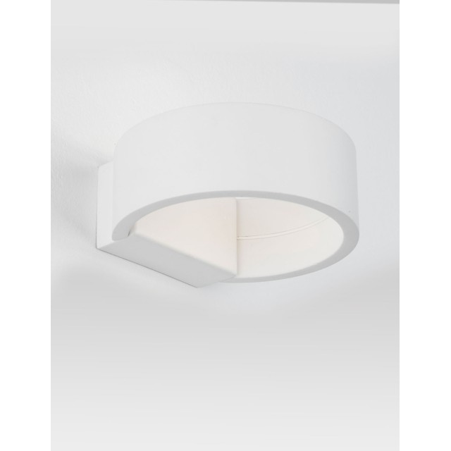 Sandy White Aluminum & Acrylic LED 6 Watt 220-240 Volt 444Lm 3000 IP20 L: 13.5 W: 13.5 H: 5 cm 9102461