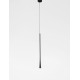 Black Aluminium & Steel Black Fabric Wire LED 7 Watt 230 Volt 213Lm 3000 IP20 D: 3 H1: 60 H2: 160 cm 9102591
