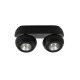 Sandy Black Aluminium LED 2x5 Watt 230 Volt 800Lm 3000 IP20 L: 25 W: 11 H: 9 cm 9105102