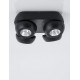 Sandy Black Aluminium LED 4x5 Watt 230 Volt 1600Lm 3000 IP20 L: 25 W: 25 H: 9 cm 9105103