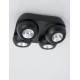 Sandy Black Aluminium LED 4x5 Watt 230 Volt 1600Lm 3000 IP20 L: 25 W: 25 H: 9 cm 9105103