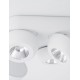 Sandy White Aluminium LED 4x5 Watt 230 Volt 1600Lm 3000 IP20 L: 25 W: 25 H: 9 cm  9105203