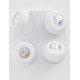 Sandy White Aluminium LED 4x5 Watt 230 Volt 1600Lm 3000 IP20 L: 25 W: 25 H: 9 cm  9105203