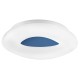 Blue Aluminium & Acrylic LED 38 Watt 230 Volt 2280Lm 3000 IP20 D: 45 H: 9.5 cm 9106243
