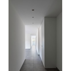 Black Aluminium LED GU10 1x10 Watt IP20 230 Volt Bulb Excluded D: 9 W: 9 H: 5 cm Cut Out: 8.2 cm