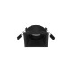 Black Aluminium LED GU10 1x10 Watt IP20 230 Volt Bulb Excluded D: 9 W: 9 H: 5 cm Cut Out: 8.2 cm
