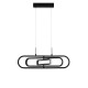 Matt Black Aluminium & Acrylic LED 50 Watt 230 Volt 3500Lm 3000 IP20 L: 64 W: 44 H1: 25.8 H2: 120 cm 9110351