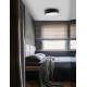 Sandy Black Aluminium Matt White Acrylic Diffuser LED 60 Watt 230 Volt 4280Lm 3000 IP20 D: 50 H: 12 cm 9111361