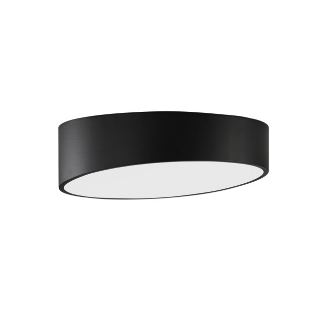 Sandy Black Aluminium Matt White Acrylic Diffuser LED 60 Watt 230 Volt 4280Lm 3000 IP20 D: 50 H: 12 cm 9111361