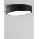 Sandy Black Aluminium Matt White Acrylic Diffuser LED 60 Watt 230 Volt 4280Lm 3000 IP20 D: 50 H: 12 cm 9111361