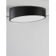 Sandy Black Aluminium Matt White Acrylic Diffuser LED 60 Watt 230 Volt 4280Lm 3000 IP20 D: 50 H: 12 cm 9111361
