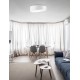 Sandy White Aluminium Matt White Acrylic Diffuser LED 60 Watt 230 Volt 4280Lm 3000 IP20 D: 50 H: 12 cm 9111362