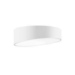 Sandy White Aluminium Matt White Acrylic Diffuser LED 60 Watt 230 Volt 4280Lm 3000 IP20 D: 50 H: 12 cm 9111362