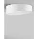 Sandy White Aluminium Matt White Acrylic Diffuser LED 60 Watt 230 Volt 4280Lm 3000 IP20 D: 50 H: 12 cm 9111362