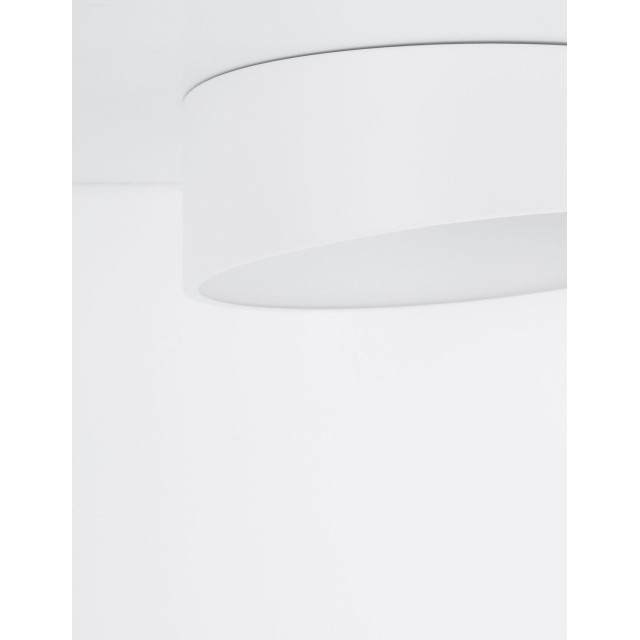 Sandy White Aluminium Matt White Acrylic Diffuser LED 60 Watt 230 Volt 4280Lm 3000 IP20 D: 50 H: 12 cm 9111362